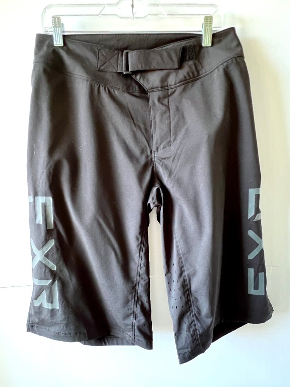 FXR Men's Revo Mountain Bike or Motocross Black Shorts, Size 40, EC